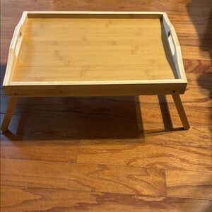 Elegant Bamboo Breakfast Tray